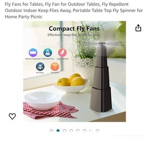 3 fly fans battery operated also2 charging cables
